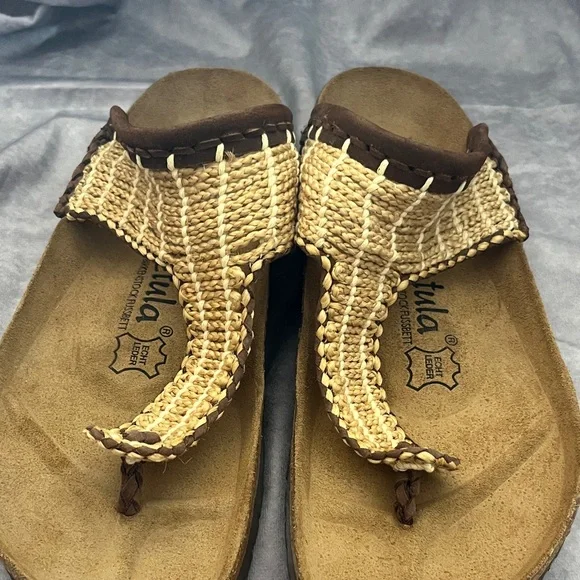 Birkenstock Tan and Brown Sandals - Picture 1 of 5